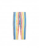 Jersey leggings striped for girls orange enjoy the sun Jersey leggings striped for girls orange enjoy the sun