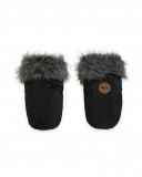 Fuzzy mittens + magnet basic black Fuzzy mittens + magnet basic black