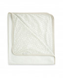 Knitted bamboo + terrycloth blanket love grey Knitted bamboo + terrycloth blanket love grey
