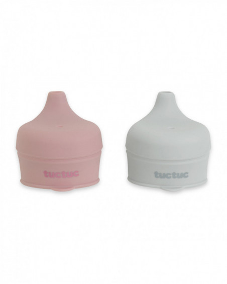 Set of silicone nipples basic pink
