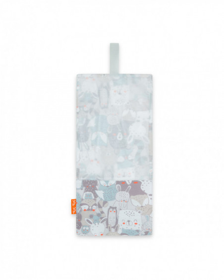 Set snack bag+napkin+lunch tuctuc&friends grey Set snack bag+napkin+lunch tuctuc&friends grey