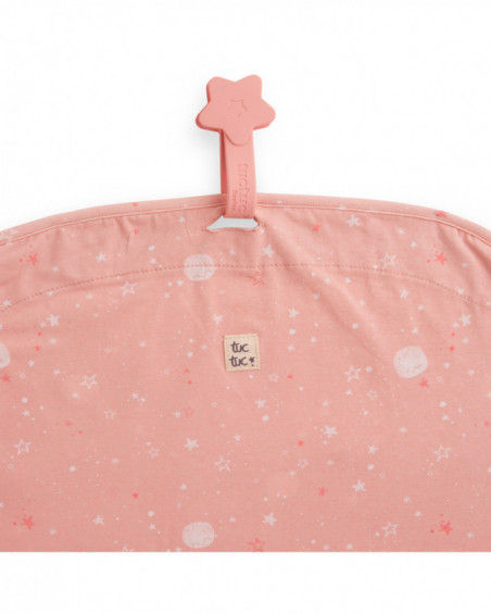 Cotton curtain + 3 magnetic strips moon & star pink Cotton curtain + 3 magnetic strips moon & star pink