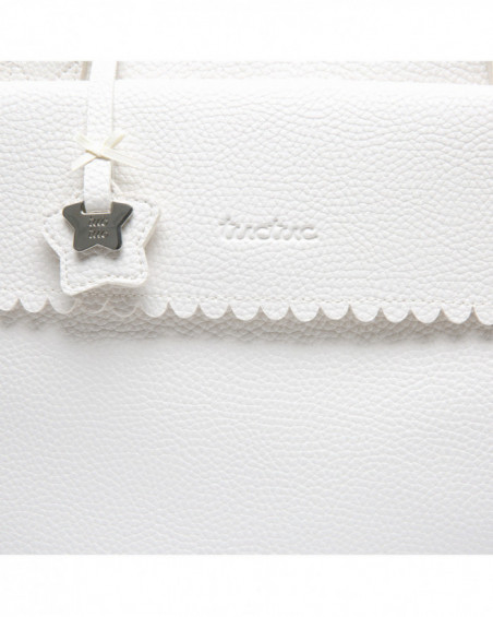 Maternity bag + changing mat love white