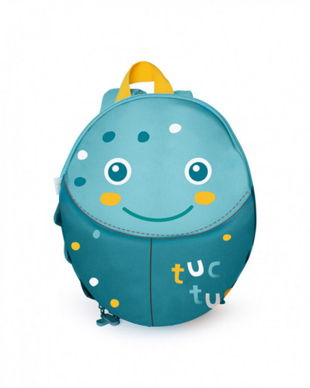 Nursery school backpack rigid hello dino blue