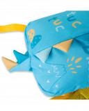 Nursery school backpack neoprene hello dino blue Nursery school backpack neoprene hello dino blue
