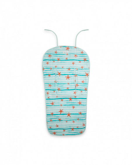 Summer pushchair liner starfish green Summer pushchair liner starfish green