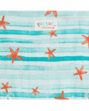Summer pushchair liner starfish green Summer pushchair liner starfish green