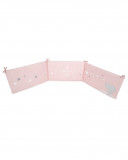 Cotbed quilt + bumper 120x60 weekend constellation pink Cotbed quilt + bumper 120x60 weekend constellation pink