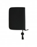 Fake leather baby folder love black Fake leather baby folder love black