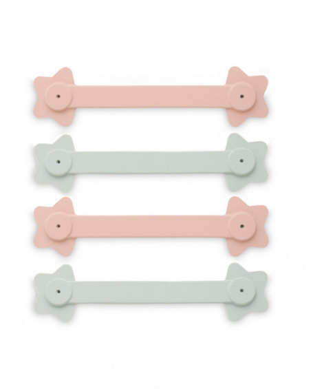 4 magnetic strips (attach muslin) basic pink