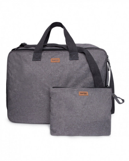 Pop up travel bag basic grey