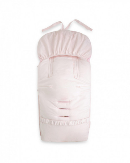 Fake leather winter footmuff love pink Fake leather winter footmuff love pink