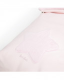 Fake leather winter footmuff love pink Fake leather winter footmuff love pink