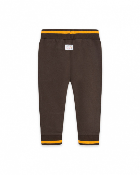 Brown And Orange Plush Pants Boy Dog'S Mix