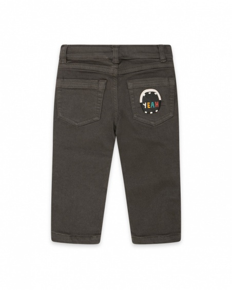 Connect Gray Twill Pant for Kids