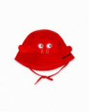 Red flat cap unisex Beach Day