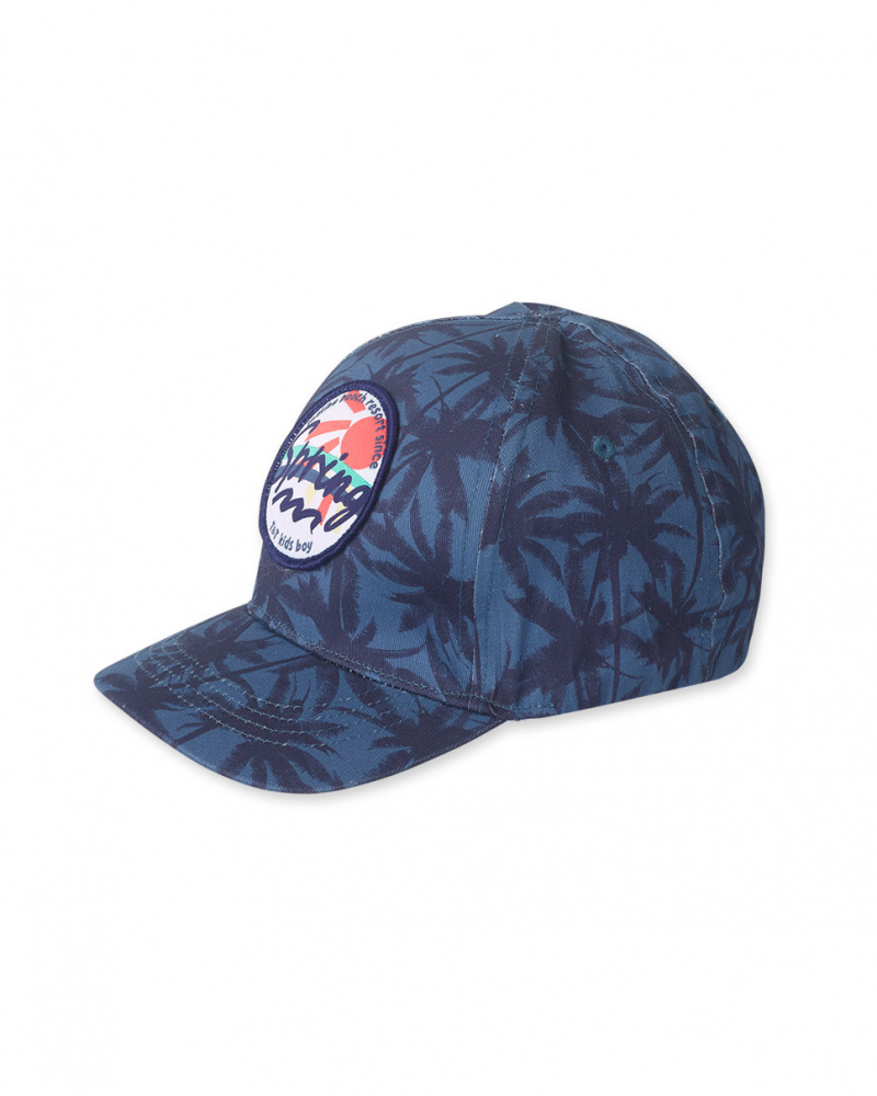 Spring Break boy's blue twill cap