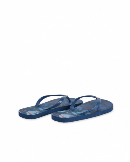 Blue flip flops for boys Spring Break