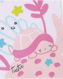 White knit dress for girl Turtles