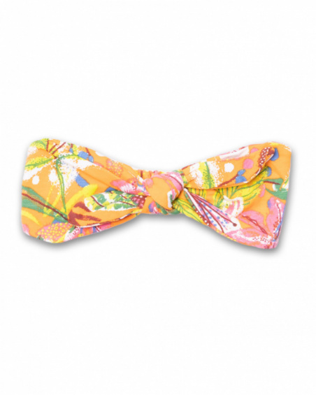 Eco-Safari girl print knit headband