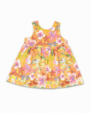 Eco-Safari printed knit dress for girl