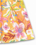 Eco-Safari printed knit dress for girl