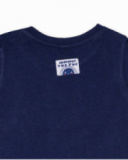 Blue knit t-shirt 'summer dream' boy Beach Day