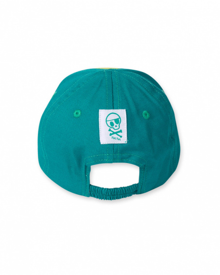 Children's yellow twill cap Treasure Island