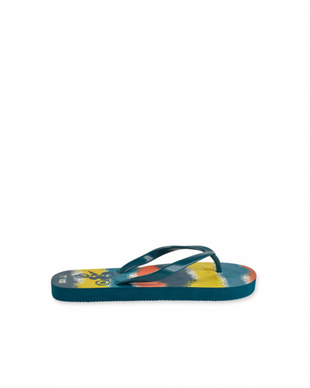 All Terrain boy's green flip flops