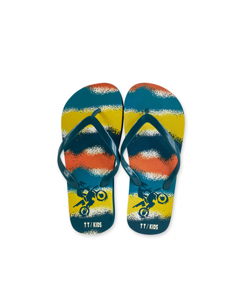 All Terrain boy's green flip flops