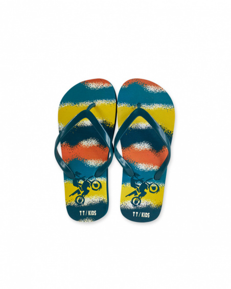All Terrain boy's green flip flops