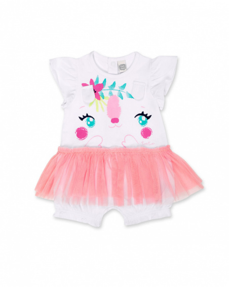 Fantasy knit romper for girl Time to plant