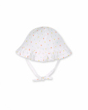 Sunday girl's white flat cap