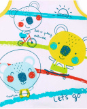 Sunday boy's white knit romper