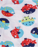 White knit romper for boy Blub