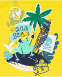 Yellow knit T-shirt for boy Treasure Island