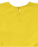 Yellow knit T-shirt for girl Treasure Island