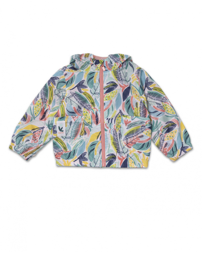 Treasure Island girl's printed windbreaker