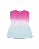 Seashell girl's tie-dye knit dress