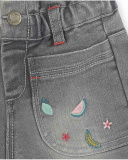 Black denim shorts for girls Juicy