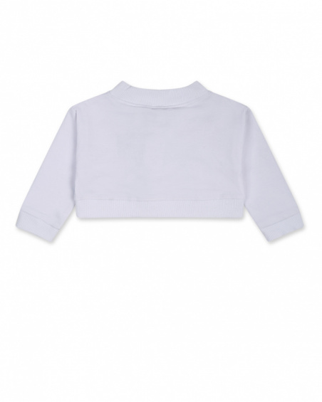 Juicy girl's white fleece jacket