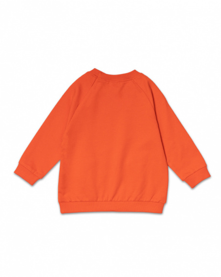 Red fleece sweatshirt for boy Holidays