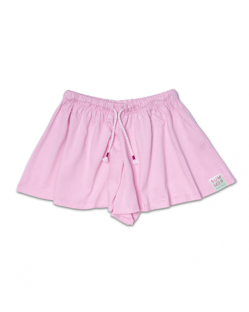 Purple knitted shorts for girl Malibu