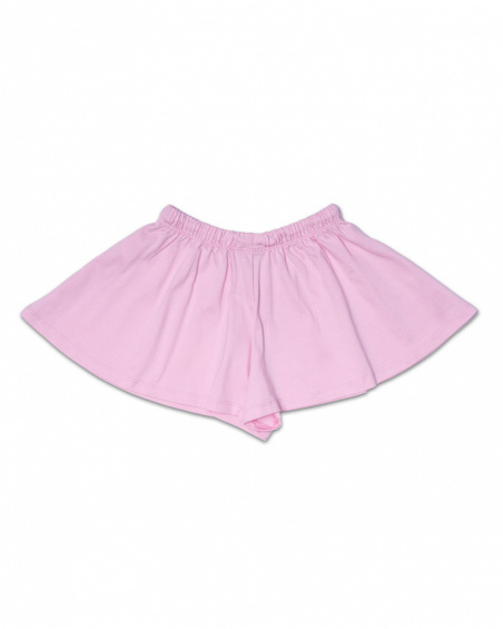 Purple knitted shorts for girl Malibu