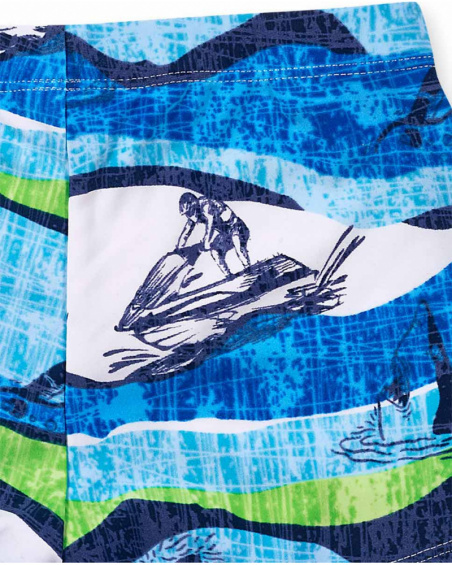 Diving Adventures boy's printed boxer swimsuit