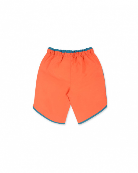 Orange swim shorts for boy All Terrain
