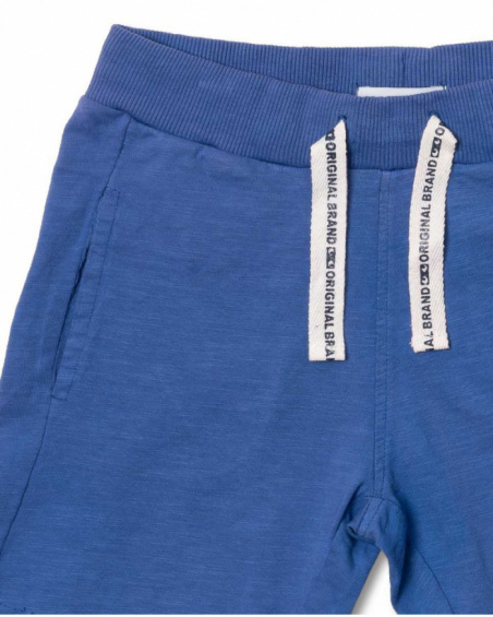 Bermuda Victor blue knit boy Basics Boy