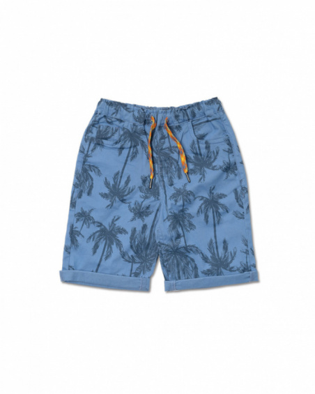 Boy's printed flat Bermuda shorts Beach Days