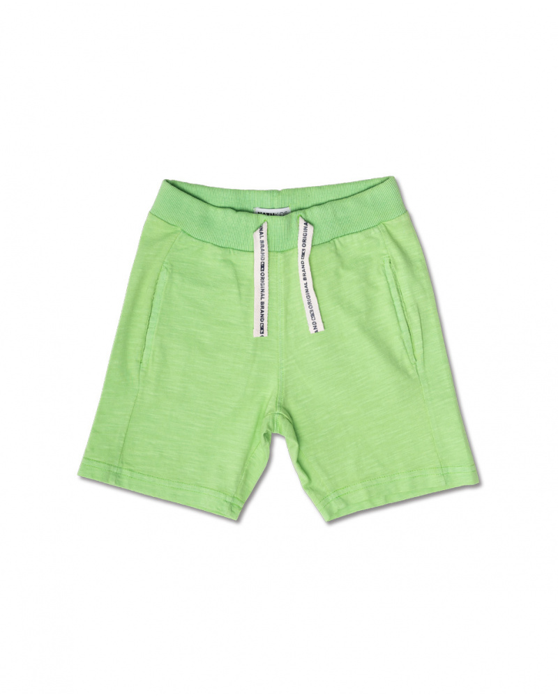 Urban Activist green knit Bermuda shorts for boy