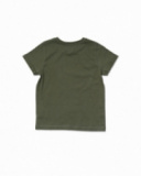 Khaki knit T-shirt for boy Desert trail